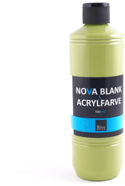 Nova akrylmaling blank 500 ml. Lysegrønn